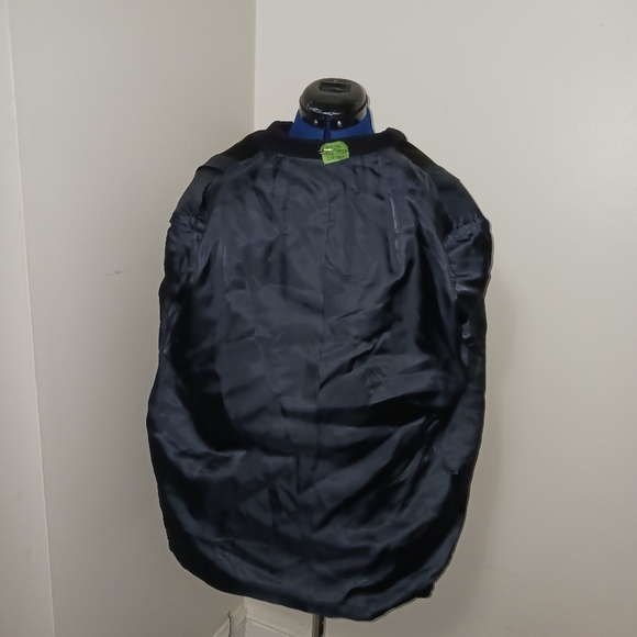 Saint Laurie Tuxedo Jacket One Button Sateen Lapels Black Formal 42R - Picture 11 of 11